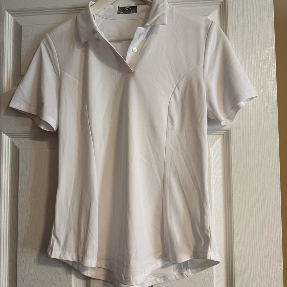 Callaway Women's Classic White Polo Shirt
